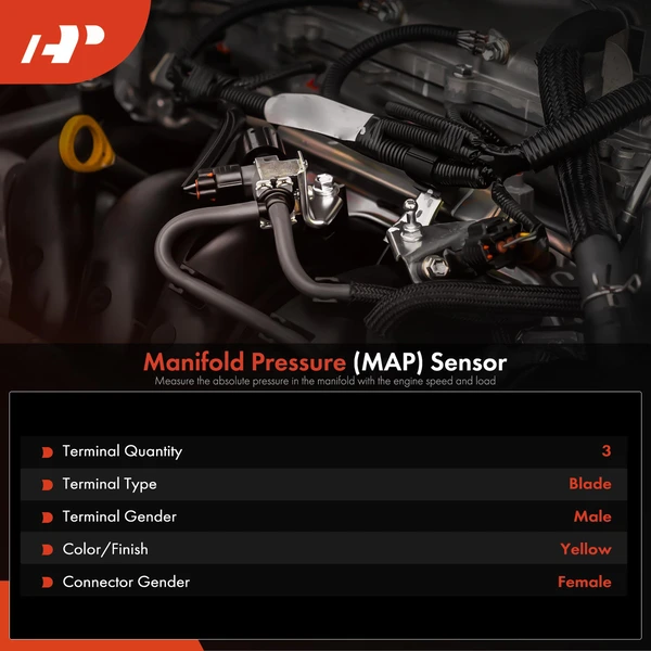 Exhaust Backpressure Sensor for International Harvester Durastar IC Corporation