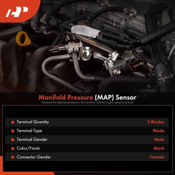 Manifold Pressure (MAP) Sensor for Dodge Daytona Spirit Chrysler Daytona LeBaron