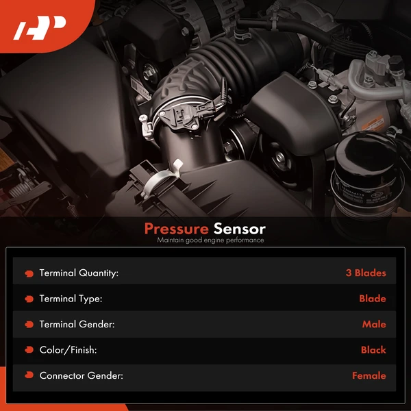 Manifold Pressure (MAP) Sensor for Chevy Impala Cobalt Buick Regal Cadillac STS