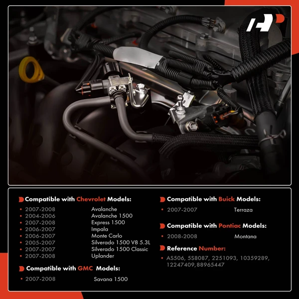 Fuel Tank Pressure Sensor for Chevrolet Silverado 1500 GMC Savana 1500 Buick