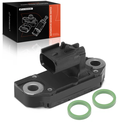 Black DPF Pressure Sensor with 2 Gaskets for Cummins ISX with 3 Blades
