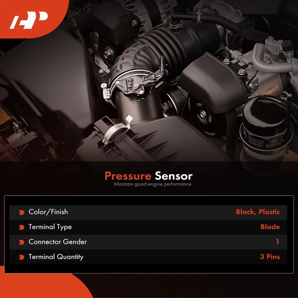 Differential Pressure Sensor for Audi A6 A7 Quattro 2016 V6 3.0L Turbocharged