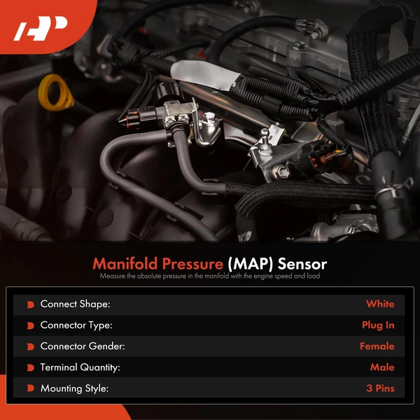 Manifold Pressure (MAP) Sensor for 1994-1997 Ford F-Super Duty