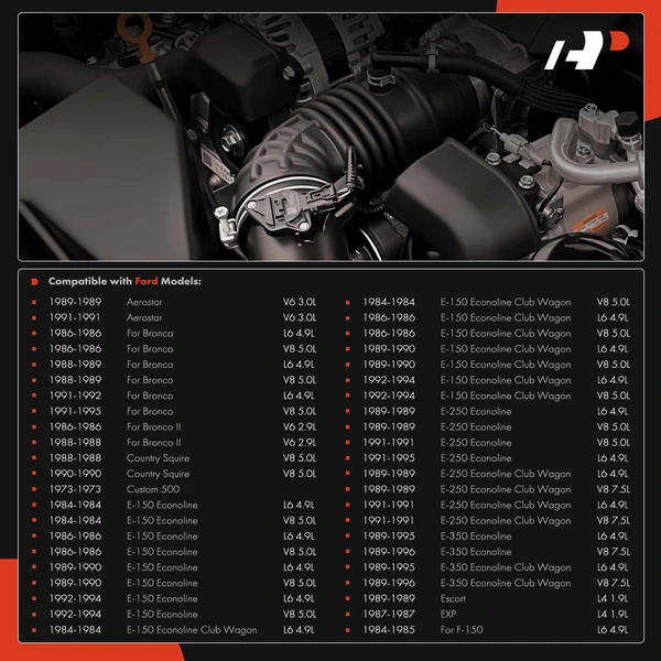 Fuel Injection Manifold Pressure Sensor for Ford F-150 1984-1995 F-250 F-350 Lincoln