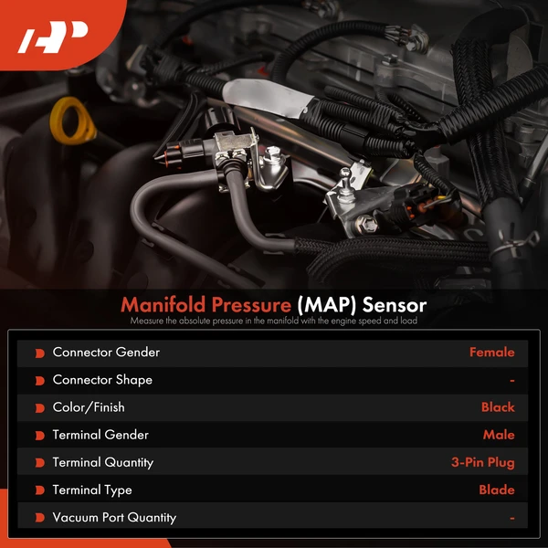 Manifold Pressure (MAP) Sensor for Dodge Grand Caravan Charger Chrysler Town & Country