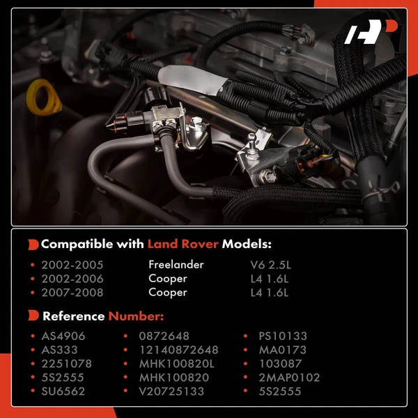 Manifold Pressure (MAP) Sensor with 4-Blade for Land Rover Freelander 02-05 Mini