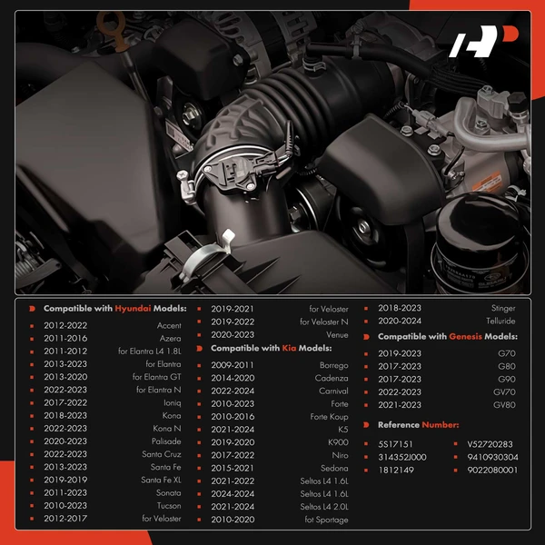Fuel Tank Pressure Sensor for Hyundai Elantra Sonata Santa Fe Accent Kia Forte