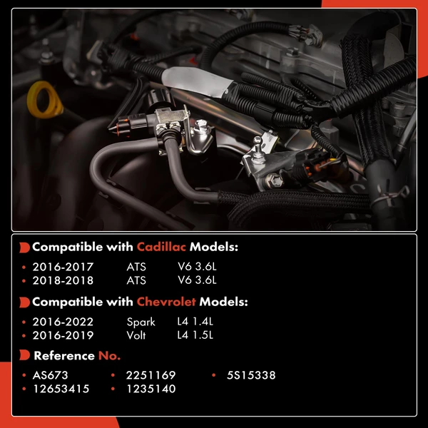 Manifold Pressure (MAP) Sensor for Chevrolet Spark 2016-2022 Volt Cadillac ATS