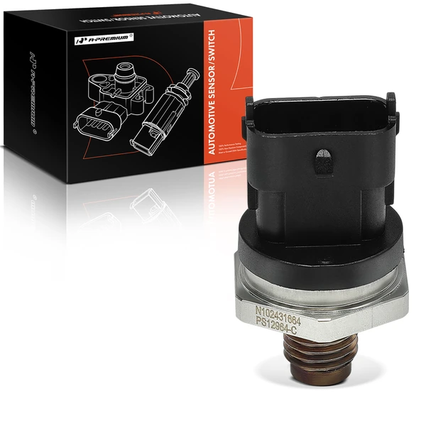 Fuel Rail High Pressure Sensor for 2001-2004 Chevrolet Silverado 3500