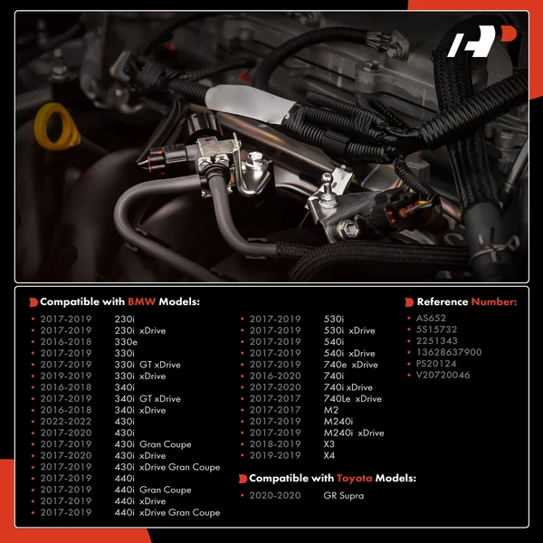 Manifold Pressure (MAP) Sensor for BMW X3 18-19 X4 230i 330i 340i 430i Toyota