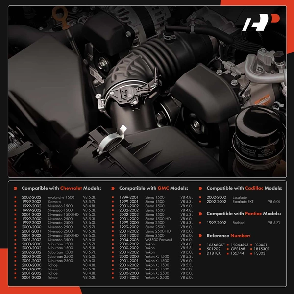 Engine Oil Pressure Switch for Chevrolet Tahoe Camaro GMC Yukon Cadillac Escalade