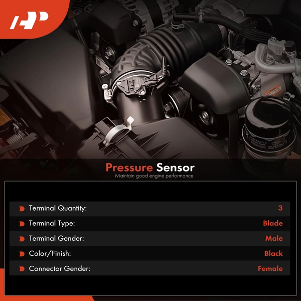 Manifold Pressure (MAP) Sensor for International 8100 Peterbilt 357 Freightliner