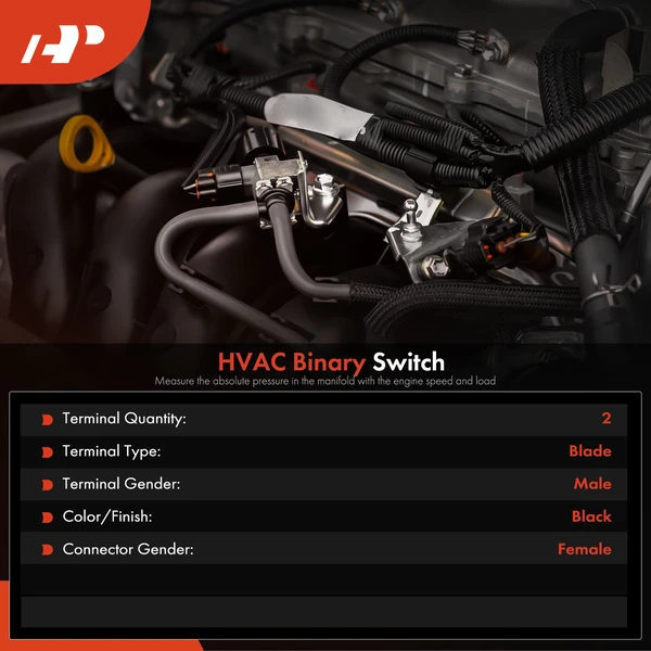 HVAC Binary Switch for Mazda 626 1993 MX-3 MX-6 1992-1993 with 2-Blade