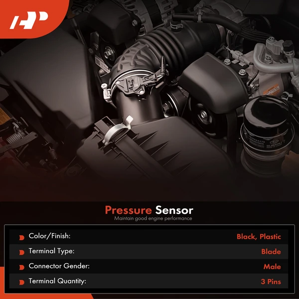 Fuel Injection Pressure Sensor for Freightliner Kenworth Peterbilt Volvo Truck