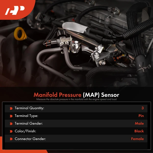 Manifold Absolute Pressure Sensor for Mercedes-Benz C117 W117 CLA250 W156 GLA250
