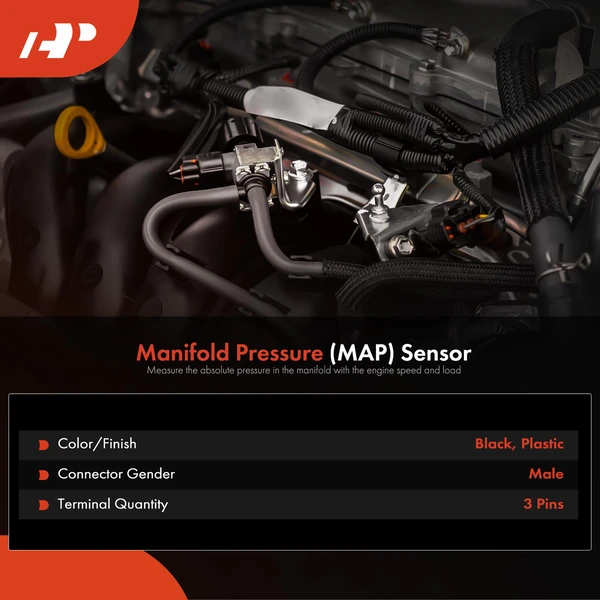 Manifold Pressure (MAP) Sensor for Chevy Silverado GMC Sierra 2500 HD 3500