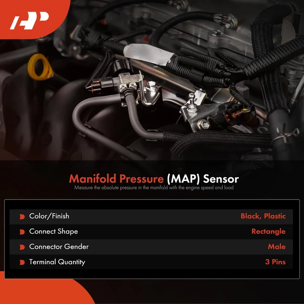 Manifold Pressure (MAP) Sensor for Honda Civic Accord CR-V Acura RDX