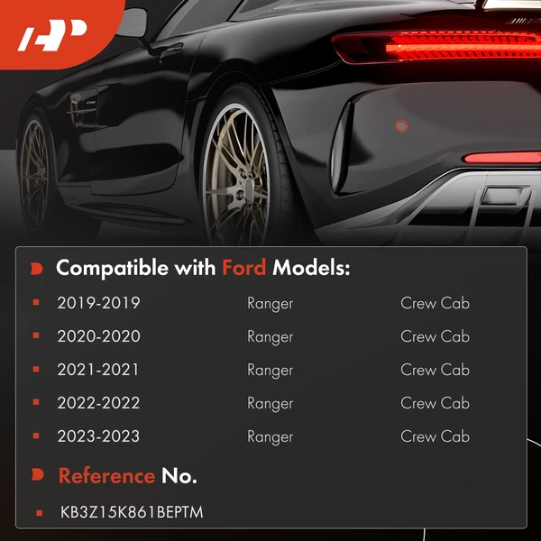 A-Premium APPSB011 Parking Sensor Bezel Rear Inner Passenger