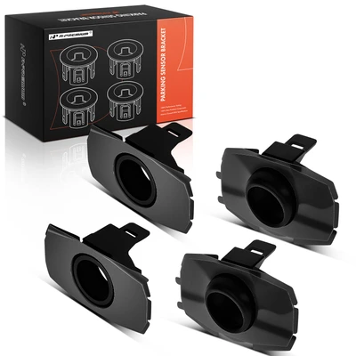 4 Pcs Front Inner & Outer Parking Sensor Bezel