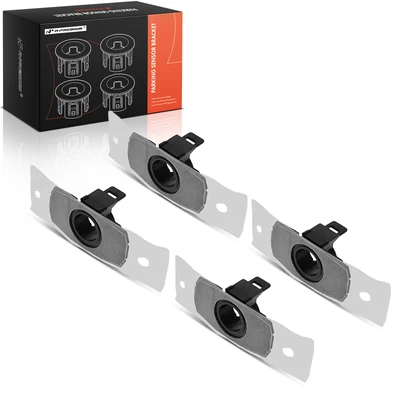 4 Pcs Inner Outer Driver & Passenger Parking Sensor Bezel