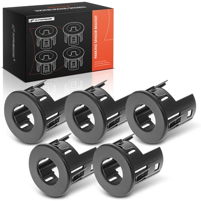 5 Pcs Front & Rear & Center Parking Sensor Bezel