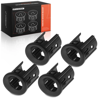 4 Pcs Rear Parking Sensor Bezel