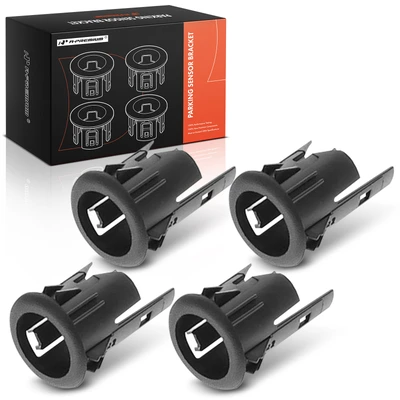 4 Pcs Rear Inner & Outer Parking Sensor Bezel