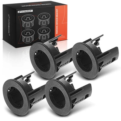 4 Pcs Rear Inner & Outer Parking Sensor Bezel