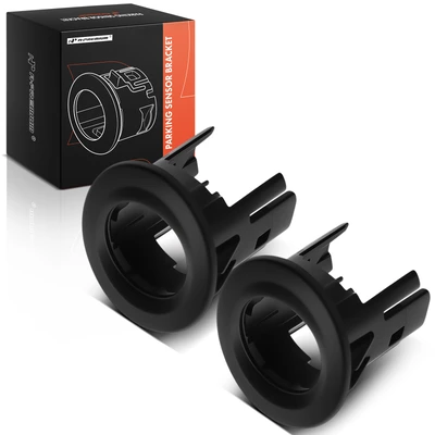 2 Pcs Front Driver & Passenger Parking Sensor Bezel