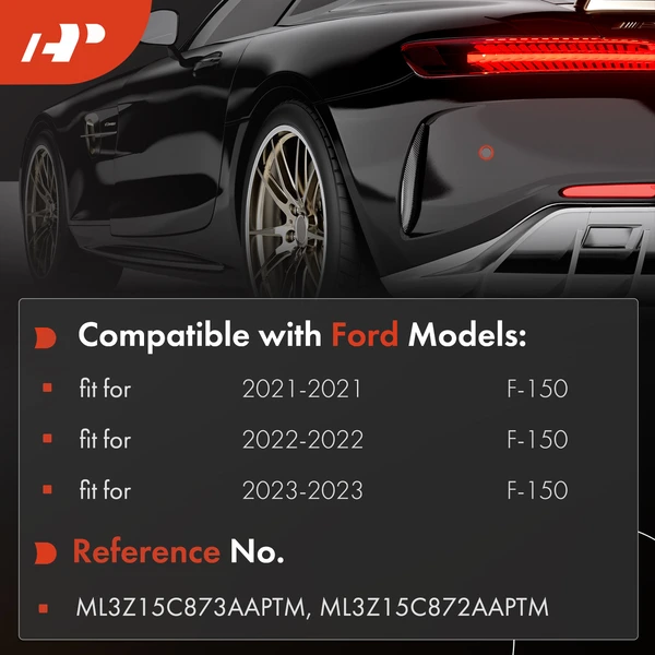 A-Premium APPSB062 Parking Sensor Bezel Front Driver & Passenger