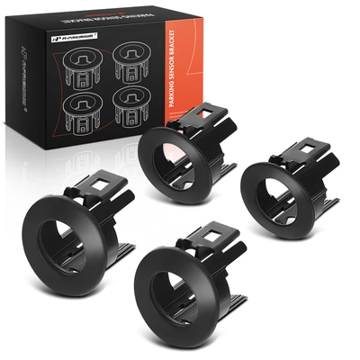 4 Pcs Rear Inner & Outer Parking Sensor Bezel