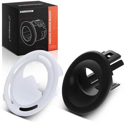 2 Pcs Rear Outer Passenger Parking Sensor Bezel