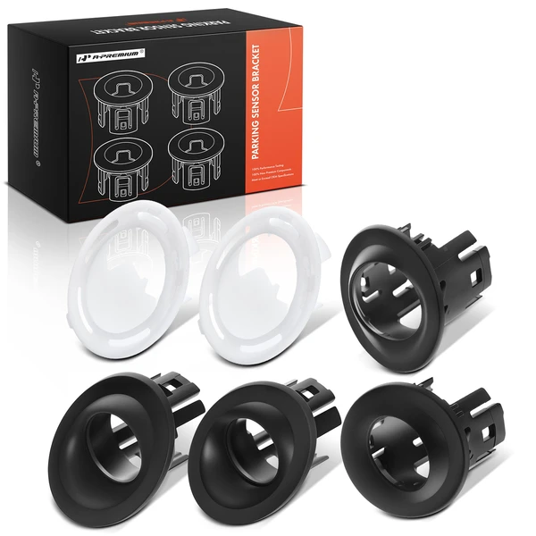 6 Pcs Rear Outer Driver & Passenger Parking Sensor Bezel for 2021-2024 Ford Bronco