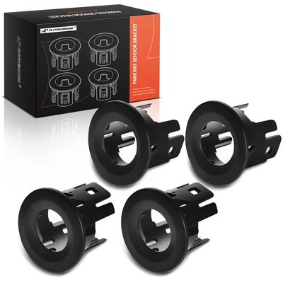 4 Pcs Front Inner & Outer Parking Sensor Bezel
