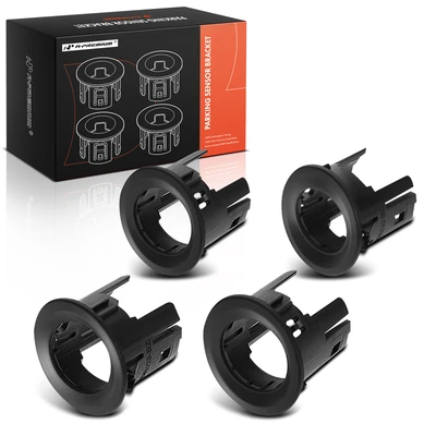 4 Pcs Rear Parking Sensor Bezel