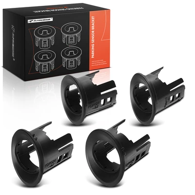 4 Pcs Front Inner & Outer Parking Sensor Bezel