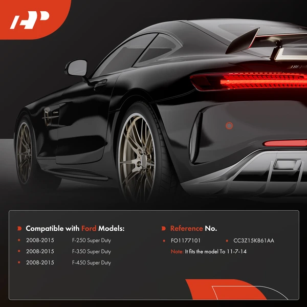 Rear Passenger Inner Parking Sensor Bezel for Ford F-250 F-350 F-450 Super Duty