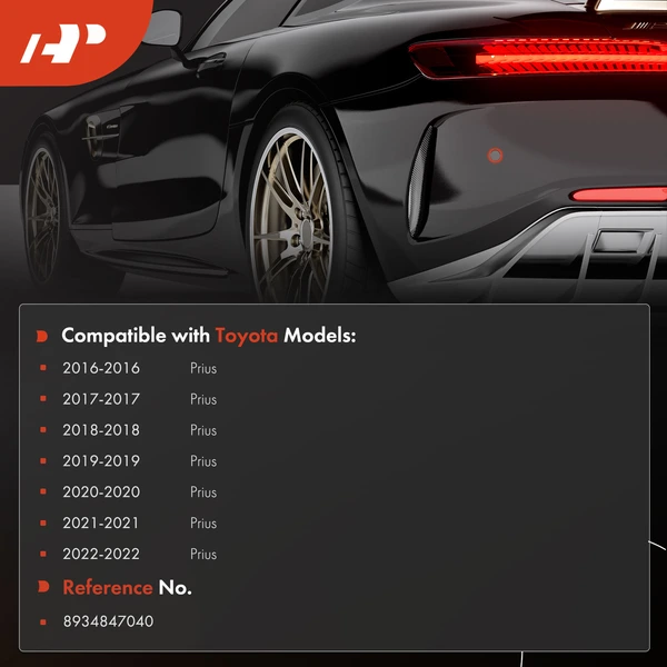 A-Premium APPSB112 Parking Sensor Bezel Front Right Passenger Side