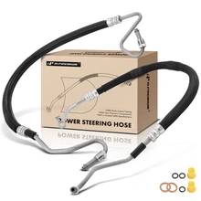 2 Pcs Power Steering Pressure Line Hoses Assembly for 2013-2018 Ram 2500