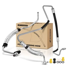 2 Pcs Power Steering Pressure & Return Line Hoses Assembly for 2004-2005 Lexus RX330