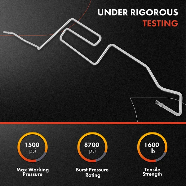 Power Steering Return Hose Assembly for Honda Odyssey 05-10 V6 3.5L Cooler Tube