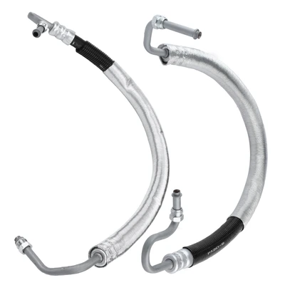 2 Pcs Power Steering Pressure Line Hose Assembly