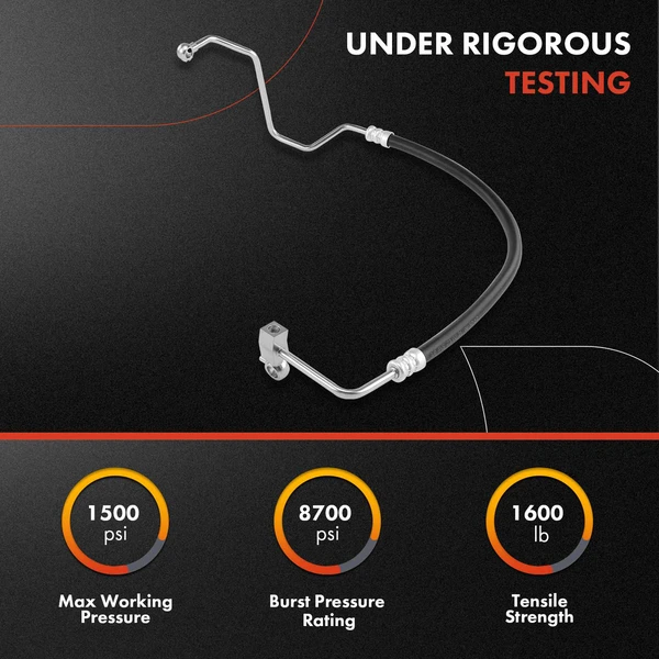 Power Steering Pressure Line Hose Assembly for Nissan NV2500 NV3500 2012-2018