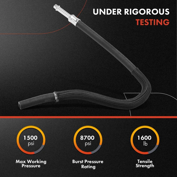 Power Steering Return Line Hose Assembly for BMW M5 00-03 Cooler To Reservoir