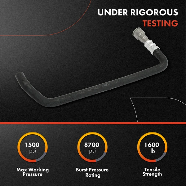 Power Steering Return Line Hose Assembly for BMW M3 01-06 Cooler To Reservoir