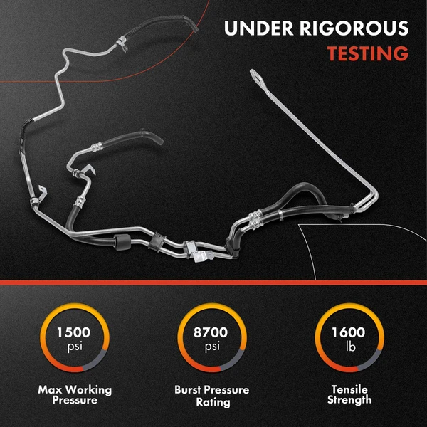 Power Steering Return Hose Assembly for Chrysler 200 Dodge Avenger Cooler Tube