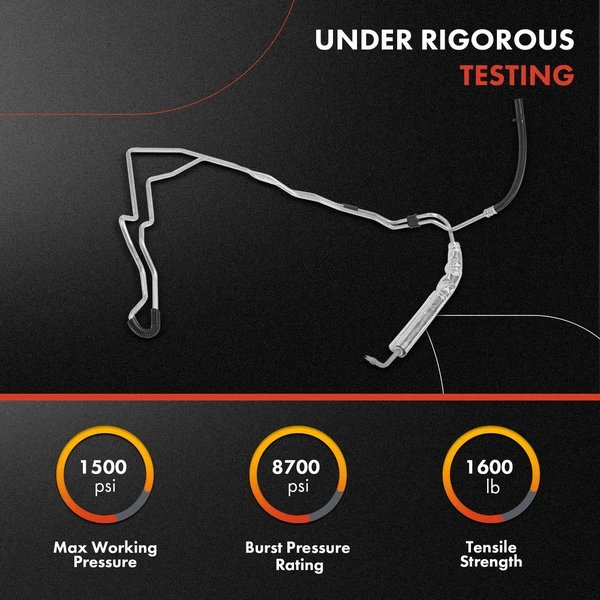 Power Steering Return Hose Assembly for Chevrolet Malibu Pontiac G6 From Gear