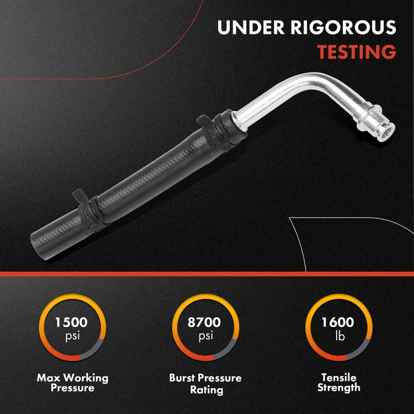 Power Steering Return Line Hose for Lincoln Aviator 03-05 V8 4.6L Gear To Cooler