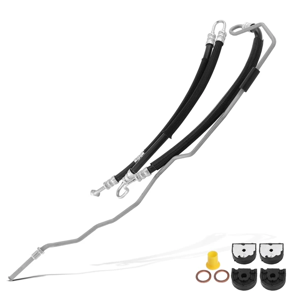 Power Steering Pressure Line Hose Assembly for BMW 550i E60 2008-2010 650i 4.8L