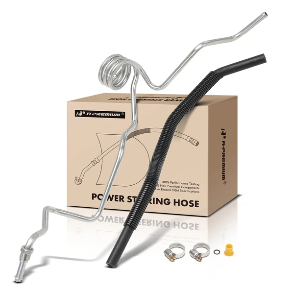 From Gear Power Steering Return Line Hose Assembly for 2005-2008 Buick LaCrosse